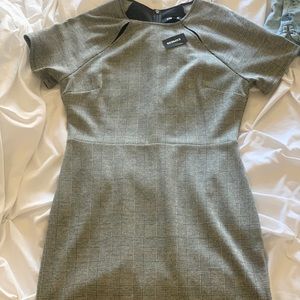 Express plaid sheath dress